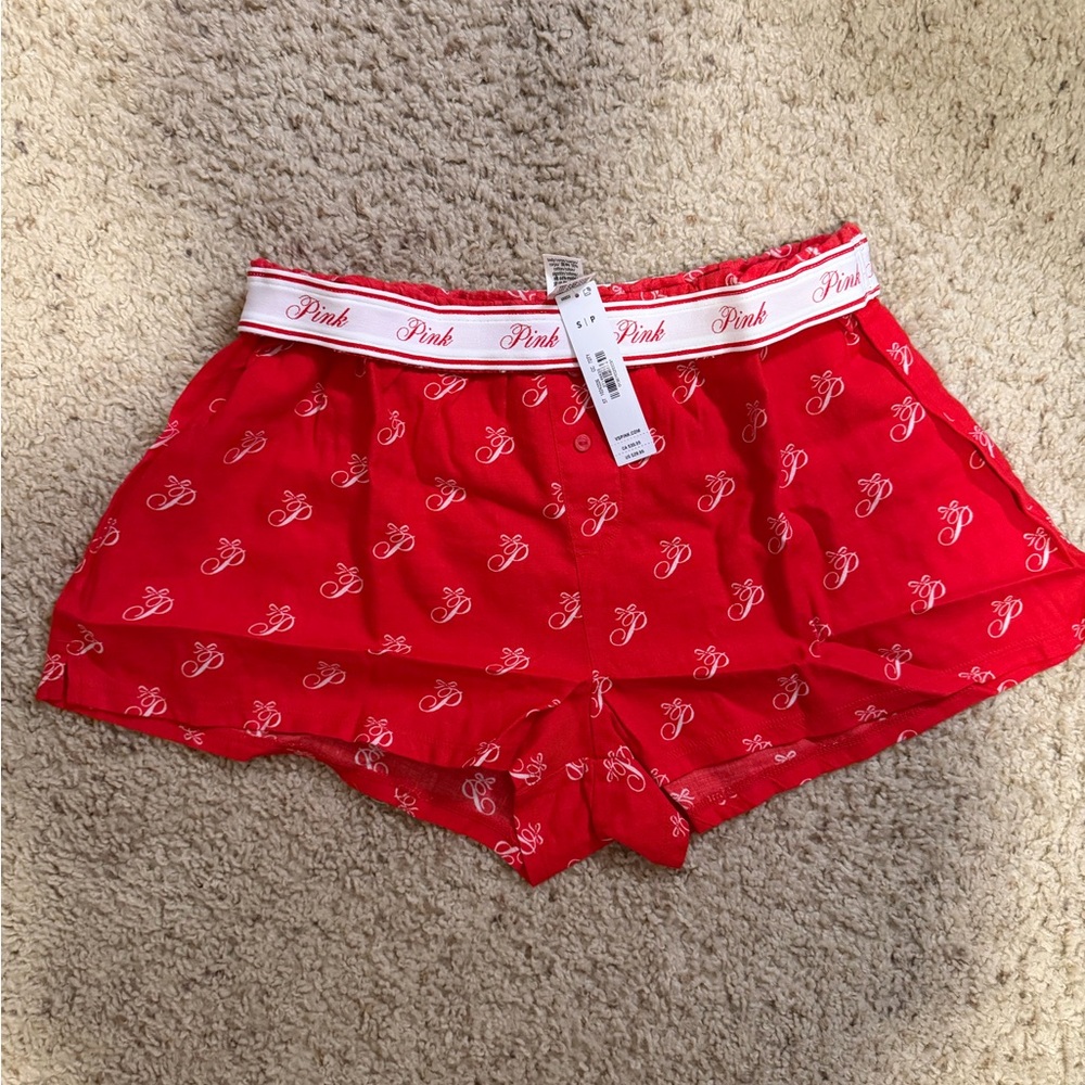 Victoria's Secret Pink Pajama Shorts- Size Small